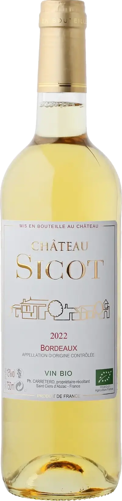 Château Sicot Bordeaux Moelleux Bio